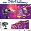 LED Christmas projection lights Outdoor waterproof Halloween remote control Villa courtyard atmosphere decorated lawn lights